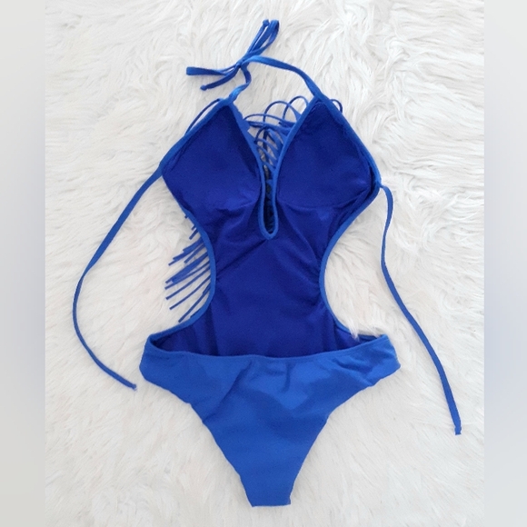 🎉HP🎉 Carolina Rodwig Fringe Monokini Swimsuit - Picture 3 of 6